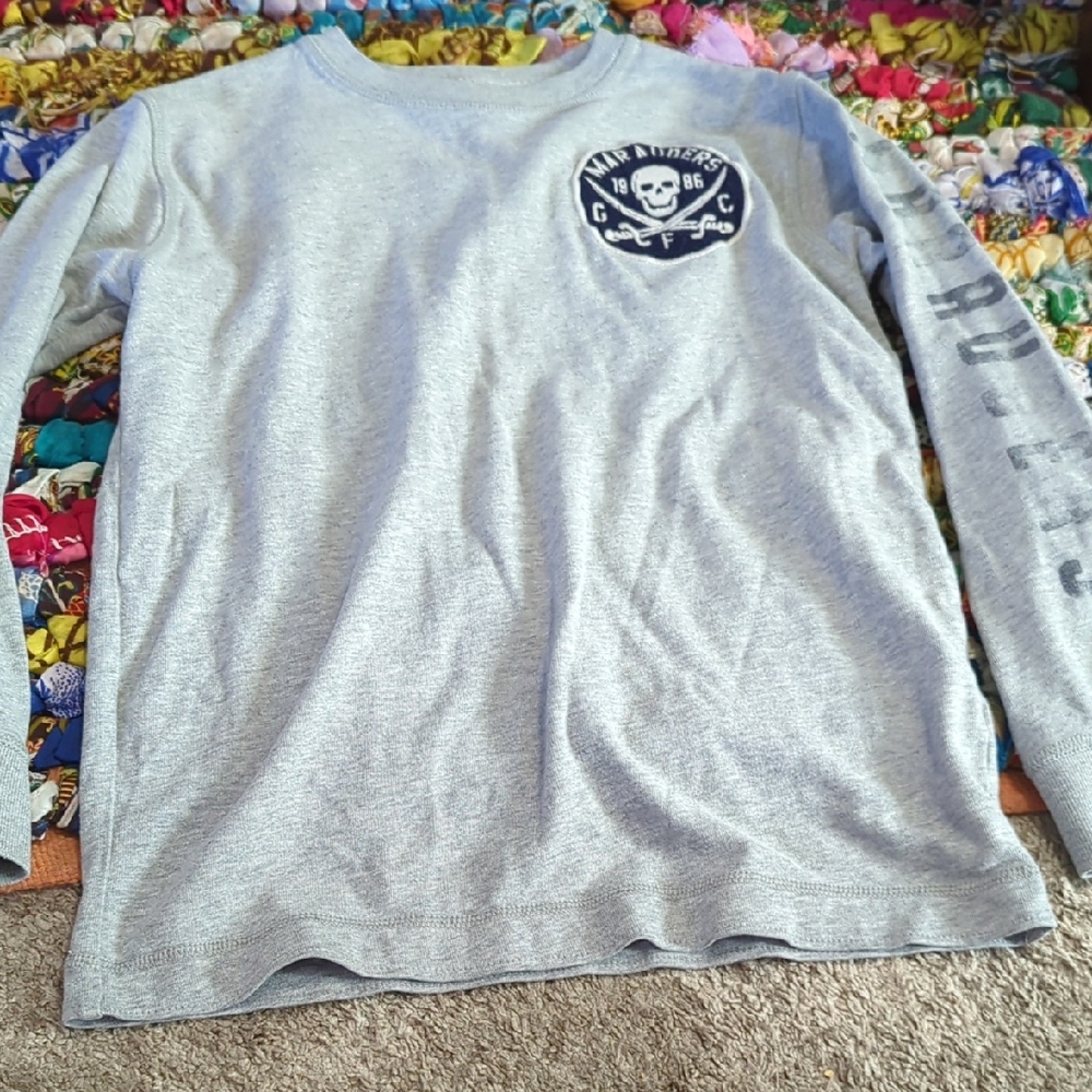 GAP Kids Gray Long Sleeve Top